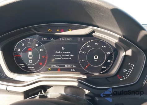 2019 Audi A5 45 Premium z USA, uszkodzony, nr VIN WAUENCF50KA067798